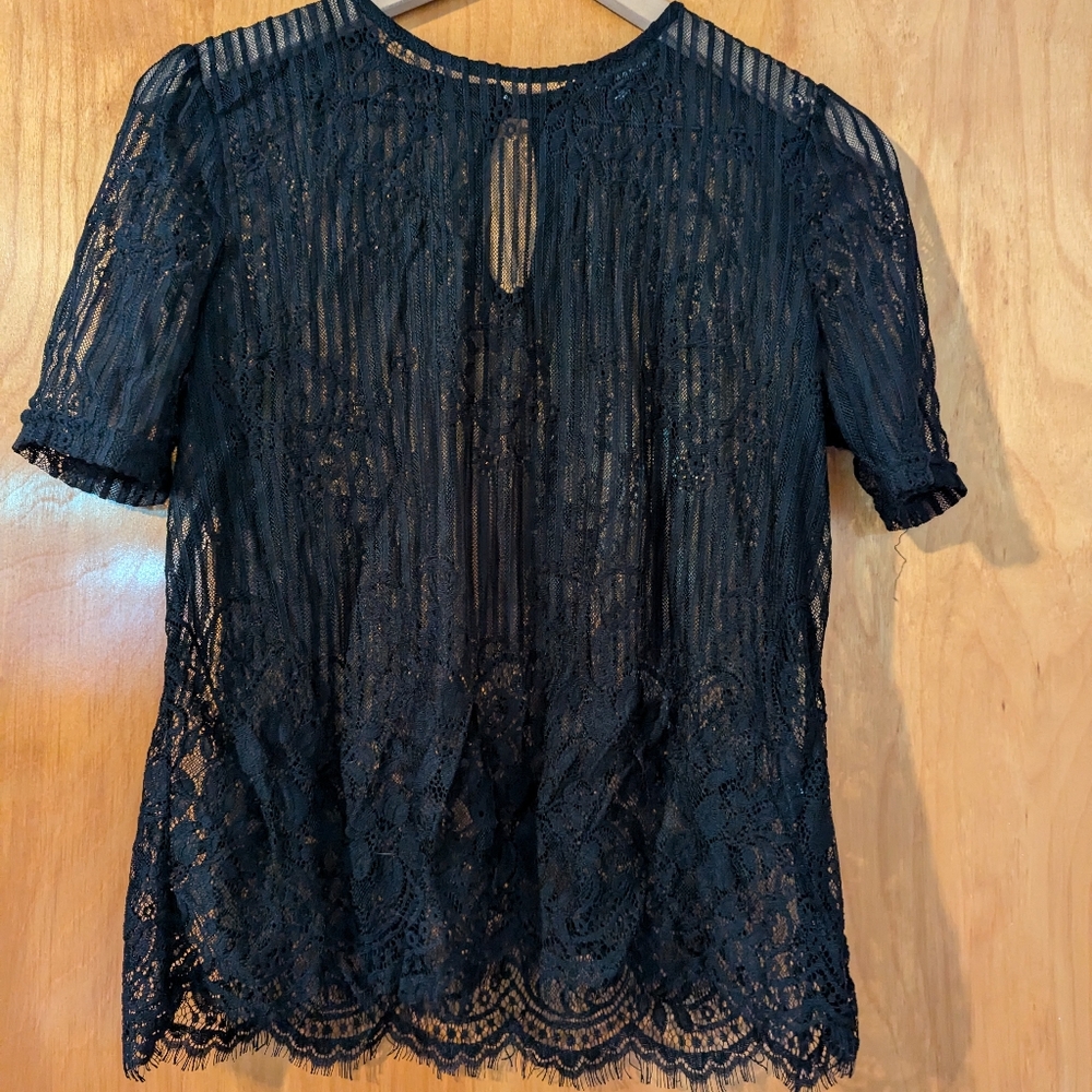 Black Lace Top